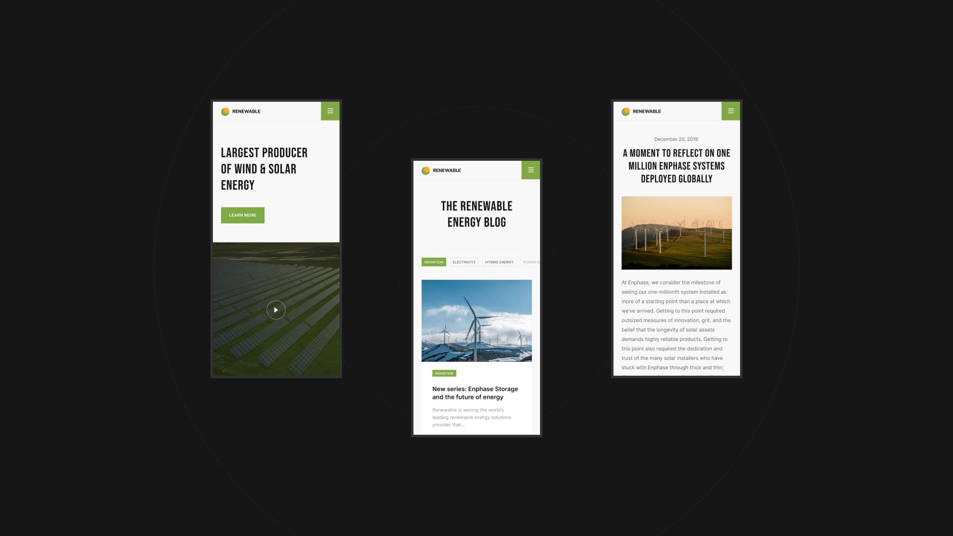 image example page of project