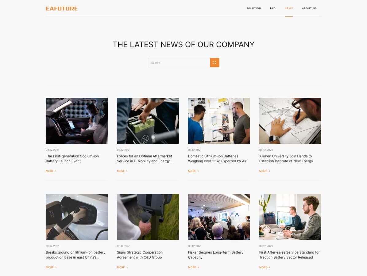 image example page of project